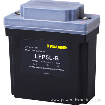 12.8v 3ah YB5L-B lithium ion motorcycle starter battery